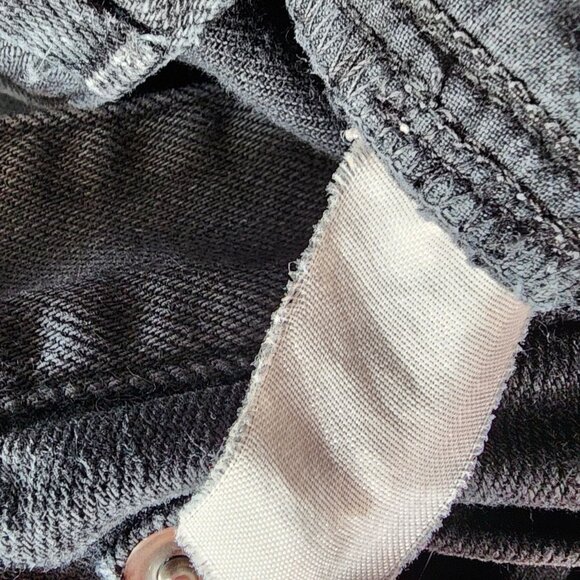 Nili Lotan Womens 2 Jeans 111/88 80 NL Skinny Crop Raw Hem Black Denim Jeans - Picture 9 of 10